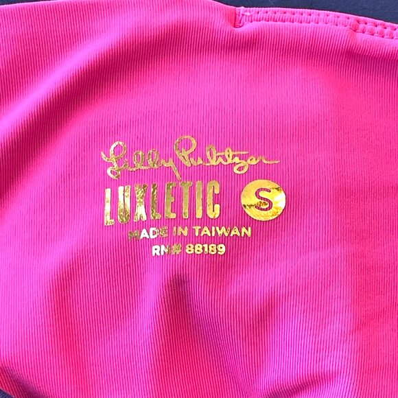 New Lilly Pulitzer Luxletic Small Leggings Weekender High Rise True Navy Blue - Picture 7 of 10